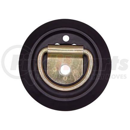 CS15-0009 by WORLD AMERICAN - Tie Down D-Ring - Flush Mount, Black, 1,000 lbs., with Plastic Pan Fittings