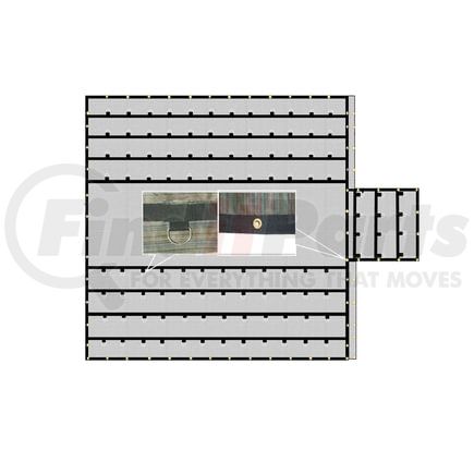 CS16-2500 by WORLD AMERICAN - Bee Net / Bee Hauling Tarp - 28 ft. x 27 ft., with 10 ft Drop, Multi-mesh