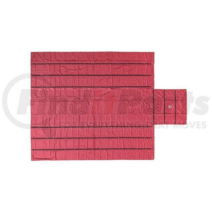 CS16-3016 by WORLD AMERICAN - Lumber Tarp - 18 oz, Red, 8 ft. Drop, Heavy Duty