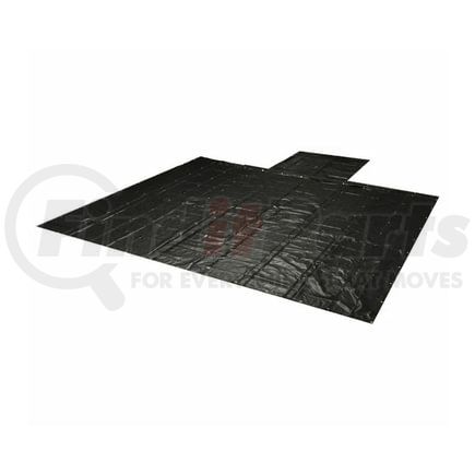 CS16-3017 by WORLD AMERICAN - Lumber Tarp - 18oz, Black, 8' Drop, Heavy Duty, with Stainless D-Rings