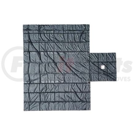 CS16-3034 by WORLD AMERICAN - Lumber Tarp - 24' x 20', Black, Airbag / Parachute Fabric, Heavy Duty, with 8' Drop