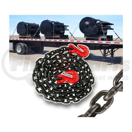 G80-516-20 by WORLD AMERICAN - Multi-Purpose Chain - Transport Type, 5/16" x 20',, 4000 lbs. WLL