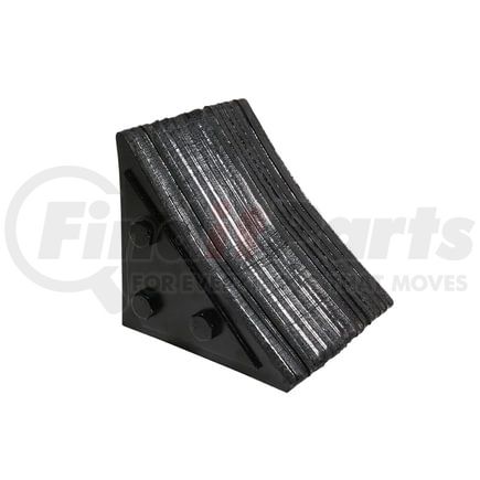 TA10-0002 by WORLD AMERICAN - Wheel Chock - Small, Black, Rubber, Laminated, Heavy Duty, for RV and Trailers