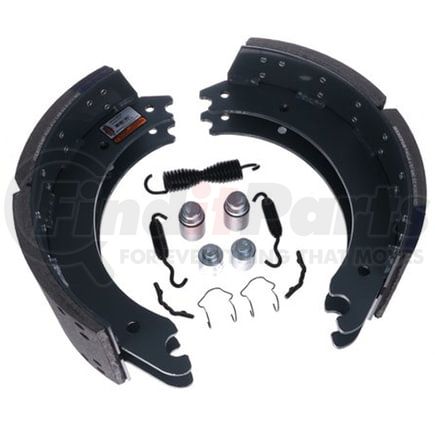 KMG24707QP by MERITOR - Drum Brake Shoe and Lining Kit - 7.00" Width, Platinum Shield III Coating, for 16.50" Brake
