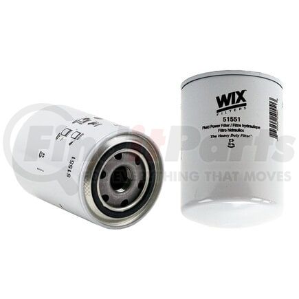 51551 by WIX FILTERS - Hydraulic Filter - Heavy Duty, Spin On