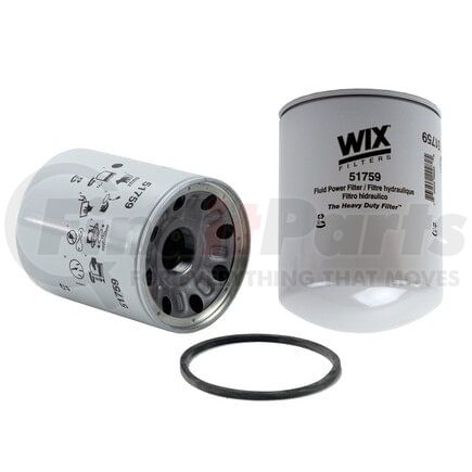 51759 by WIX FILTERS - Hydraulic Filter, Spin-on, 10 Micron Nominal, 30 PSI