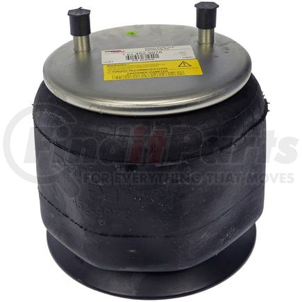 452-9978 by DAYTON PARTS - Air Spring - Rolling Lobe, Rubber, Plastic Piston, 18 in. Max Height