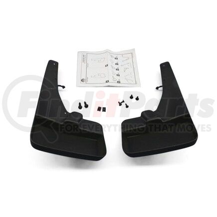 82212287AC by MOPAR - Mud Guard - Front, Black