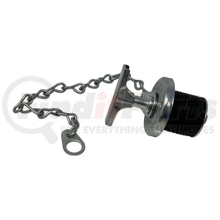 2461127 by CATERPILLAR - Engine Oil Filler Cap - Chrome, with Chain