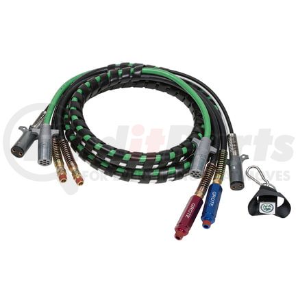 81-3412 by GROTE - 4-in-1 UltraLinkTM Power Cord and Air Assemblies, 12' Black