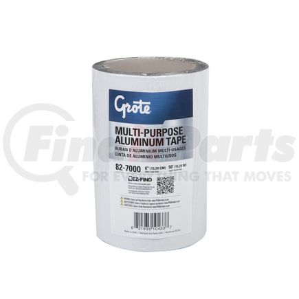 82-7000 by GROTE - Aluminum Tape, Multi-Purpose Aluminum Tape, 6" x 50'