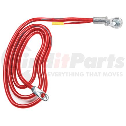 84-9254-R by GROTE - Battery Cable - 65 in., Red, 4 Gauge, with Lead Wire, Side Terminal
