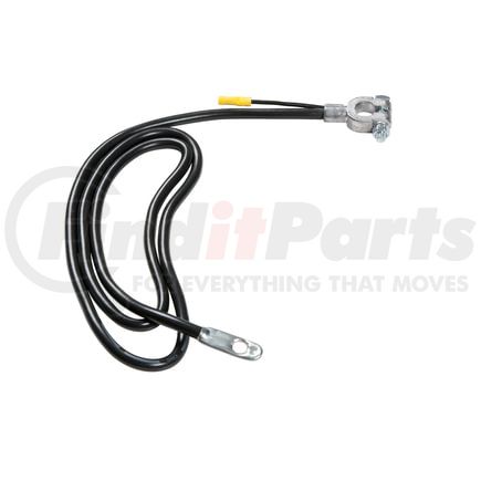 84-9373 by GROTE - Battery Cable - 32 in., Black, 4 Gauge, with Lead Wire, Top Post