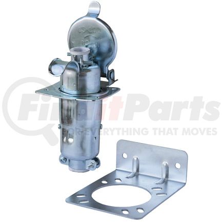 690-712BR by TECTRAN - Trailer Wiring Plug - 7-Way, RV, Metal, with Bracket