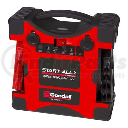 JP-12-10000T by VANAIR - Vehicle Jump Starter -12V 10,000 AMP, Automatic Boost, 236.8Ah Portable Handheld Unit