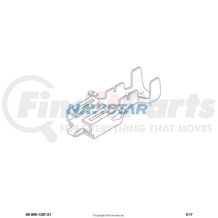 1661395C1 by INTERNATIONAL - Electrical Cables Terminals - Female Single Feed, Navistar Compatible