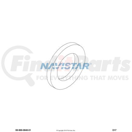 1664228C1 by INTERNATIONAL - Turn Signal Light Assembly Gasket, Navistar Compatible