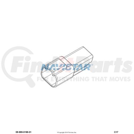 1684260C1 by INTERNATIONAL - CONNECTR,CONNECTOR PIN 2-WAY F