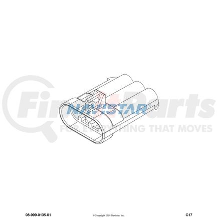 1667740C1 by INTERNATIONAL - Electrical Connectors, Navistar Compatible