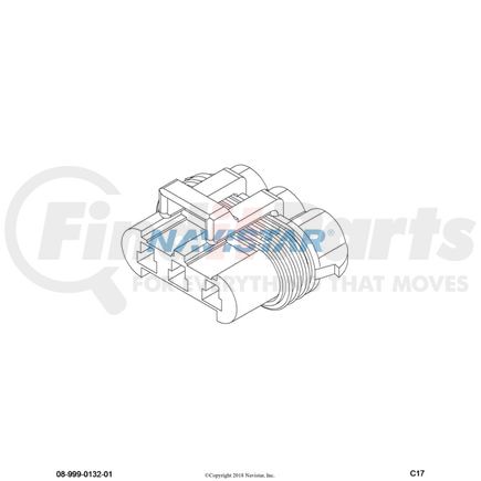 1667733C1 by INTERNATIONAL - Electrical Connectors, Navistar Compatible