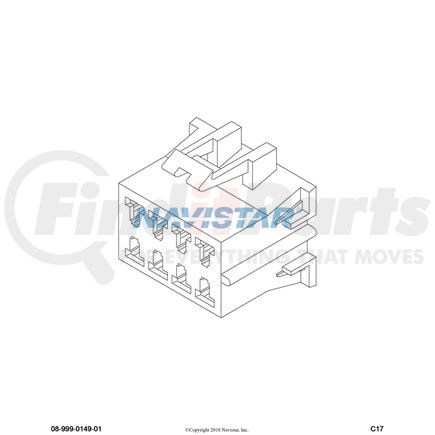 2005835C1 by INTERNATIONAL - CONNECTR,CONNECTOR CABLE 8F M/