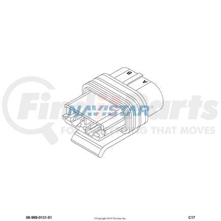 1667639C1 by INTERNATIONAL - Electrical Connectors, Navistar Compatible