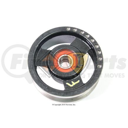 1837257C91 by INTERNATIONAL - Pulley Assembly 6 Groove Idler, Navistar Compatible