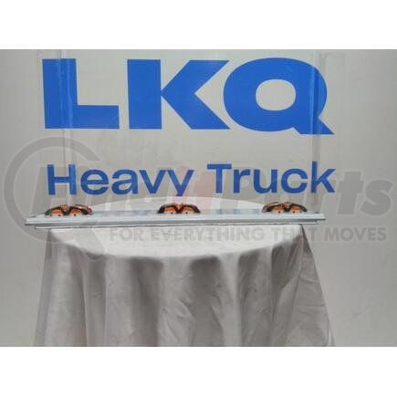 2017608C93 by INTERNATIONAL - Sleeper Skirt Panel - Right Left Cab, With Lights Stainless Steel, Navistar Compatible