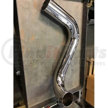 1657205C1 by INTERNATIONAL - Exhaust Pipe (Chrome) 9600, 9700, 9800, Pipe, Exhaust And Tail, Navistar Compatible