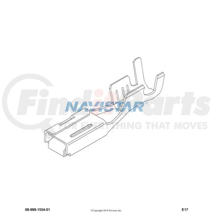 3605694C1 by INTERNATIONAL - Electrical Cables Terminals - 6.3Mm, Navistar Compatible