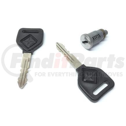 2506721C91 by INTERNATIONAL - Ignition Lock Cylinder - With Double Sided Cut Keys, Navistar Compatible
