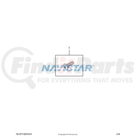 3565835C2 by INTERNATIONAL - Bolt Sems All M6X1.0-25Mm Sst, Navistar Compatible