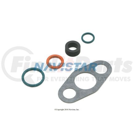 1850127C91 by INTERNATIONAL - Turbocharger Kit - Oil Tube Seals, Navistar Compatible