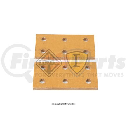 2001880C1 by INTERNATIONAL - Exhaust Muffler Bracket Insulator, Navistar Compatible