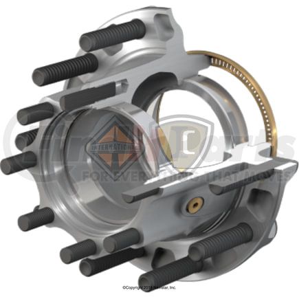 2589520C91 by INTERNATIONAL - Wheel Hub - Rear With Cups And Stud, Navistar Compatible