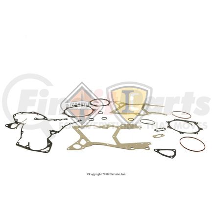 1813933C96 by INTERNATIONAL - Engine Crankcase Cover Gasket Set, Navistar Compatible