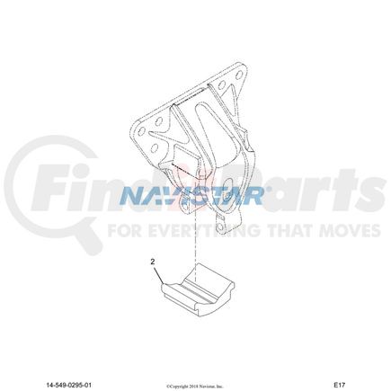 H56929000 by INTERNATIONAL - Pad-Load Cushion Slipper, Navistar Compatible