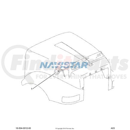 28588R1 by INTERNATIONAL - Washer, Navistar Compatible
