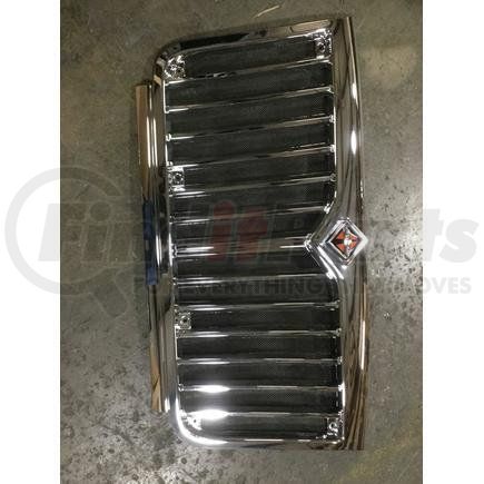 6104701C91 by INTERNATIONAL - Grille Assembly - Chrome, Navistar Compatible