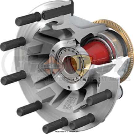2606952C91 by INTERNATIONAL - Hub Frt Wheel F12 285 Al Srvc, 6107245C91, 3883618F91, Navistar Compatible