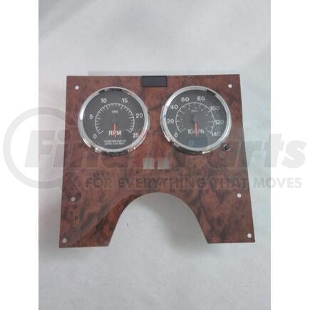 3836954C93 by INTERNATIONAL - Gauge, Speedometer And Tach, Hddlii Ulsdfo Black Met Km/Hr, Navistar Compatible