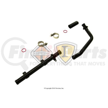 2515550C91 by INTERNATIONAL - Exhaust Gas Recirculation (EGR) Tube Kit, Navistar Compatible