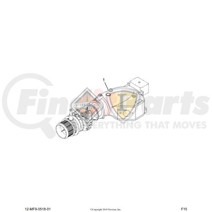 1889327C96 by INTERNATIONAL - Duct, Kit, Egr Mixing Duct W/ S, Navistar Compatible