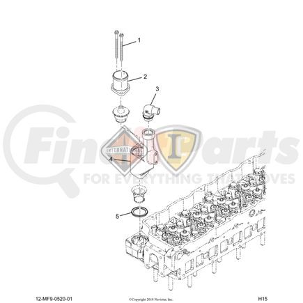 2515278C91 by INTERNATIONAL - Engine Cylinder Head Seal, Navistar Compatible