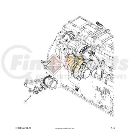 7095681C92 by INTERNATIONAL - Engine Exhaust Valve, Navistar Compatible