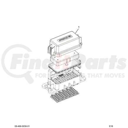 3765646C92 by INTERNATIONAL - CONTROL,BLOCK,FUSE/MICRO RELAY