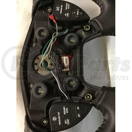 3770939C92 by INTERNATIONAL - WHEEL, STEERING 18 INCH, WHEEL ASSEMBLY, LTHR, RADIO, AMTC, ENGINE BRAKE