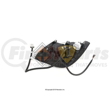 3779264C91 by INTERNATIONAL - Headlight - Halogen, Right Hand, Chrome, Navistar Compatible
