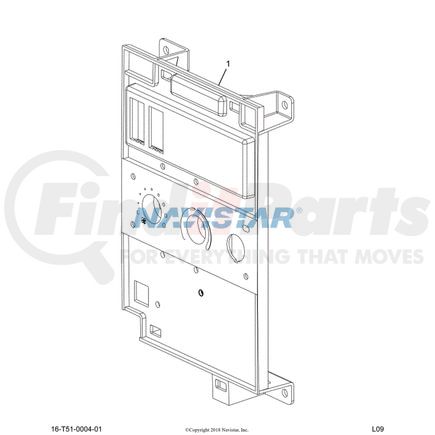 3600595C4 by INTERNATIONAL - ABS Control Module - Panel Switch Mounting Standard, Navistar Compatible