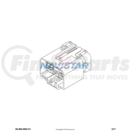 3690369C1 by INTERNATIONAL - CONNECTR,CONNECTOR BODY 10 WA